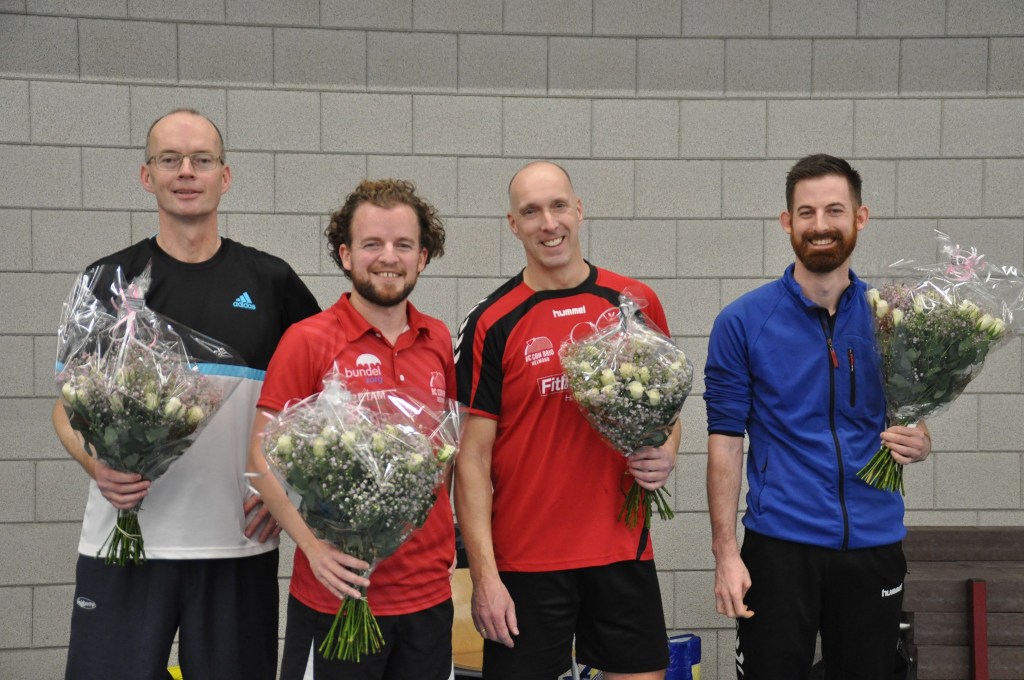 Vier jubilarissen in het zonnetje&nbsp;gezet!